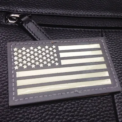 USA FLAG Reflect Light OF Tactical US Army AIRSOFT GLOWING IN DARK Patch • $7.99