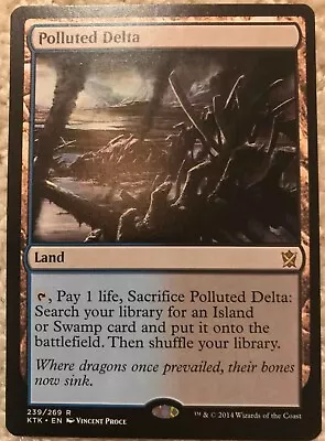 Polluted Delta - Khans Of Tarkir - NM MTG • $39.99