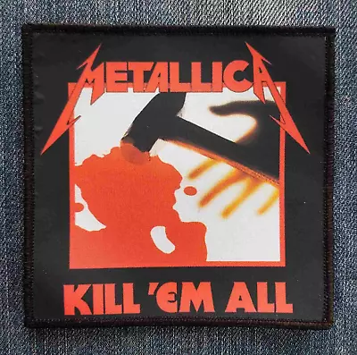 Metallica Kill 'Em All Sublimated Printed Patch | Heavy Thrash Metal Band Logo • $6.99