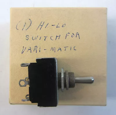 L&R Vari-Matic Watch Cleaning Machine Parts~Hi-LO Switch~Authentic N.O.S. • $25