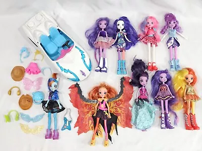 Equestria Girls My Little Pony Dolls Car Accessories Lot  • $60