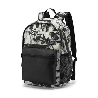 $80.50 • Buy Puma Academy Original AOP Black White Unisex Backpack 075733 13