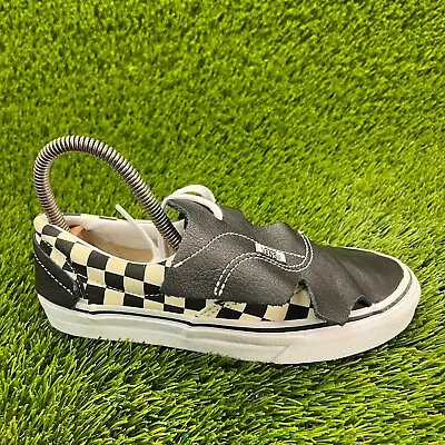 Vans Off The Wall Checkerboard Womens Size 5 Black Athletic Shoe Sneakers 721454 • $19.99