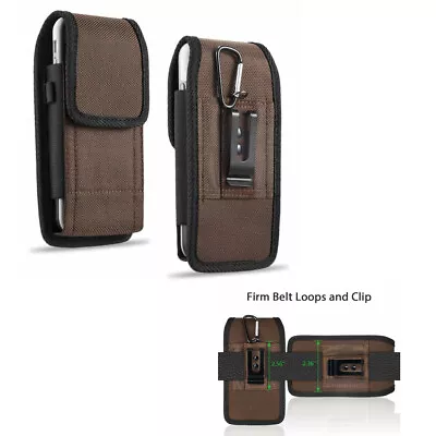 For Cell Phone Phone Belt Pouch Case Vertical Holster Clip Universal Flip Holder • $11.39