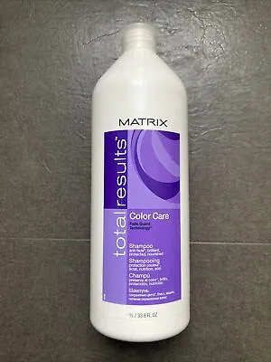 Matrix Total Results Color Care Shampoo Large 1 Litre! Fade Guard Colour UK • £16.99