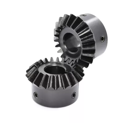 Straight Bevel Gear 1:1 Ratio 1 1.5 2 Mod 20-30T Transmission Gear 45# Steel • $3.85