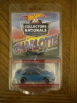 Hot Wheels 22nd Collectors Nationals 93 Ford Mustang Cobra R • $210