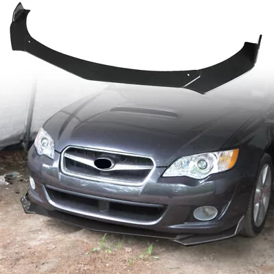 For 2005-2007 Subaru Legacy GT Front Bumper Lip Splitter Spoiler Gloss Black • $58.49