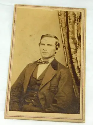 Pre-Civil War Wheeling Virginia CDV Portrait Photo Partridge's Gallery • $42.50