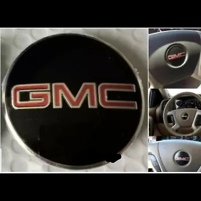 ONE (1PC) GMC Steering Wheel Emblem Logo Badge Sign SILVERADO GMC Sierra Acadia • $14.99