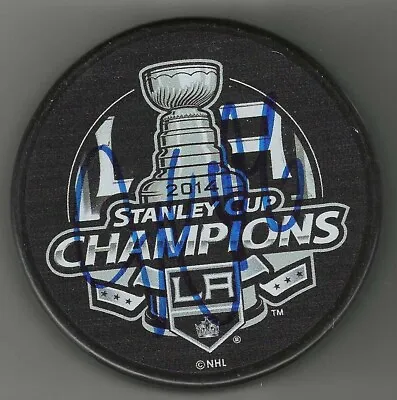Jake Muzzin Signed Los Angles Kings 2014 Stanley Cup Champions Puck LA • $29.99