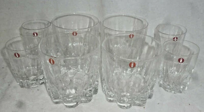 $59.95 • Buy RETRO MID CENTURY IITTALA Whisky - Gin - Spirits - 4 Glasses & 4 Shot Glasses 