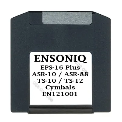 $24.99 • Buy Ensoniq EPS-16 Plus, ASR-10/88, TS-10/12 100MB Zip Disk Cymbals EN121001