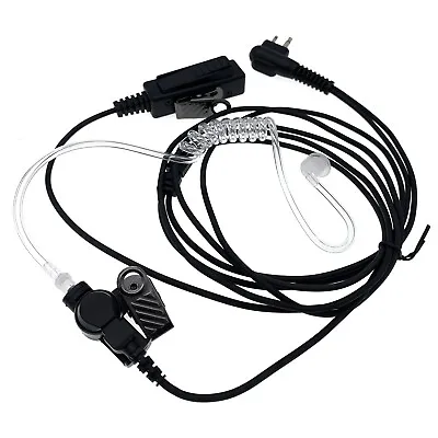 2-Wire Security Surveillance Kit Headset Earpiece Motorola Radio DTR-650 DTR-410 • $12.59