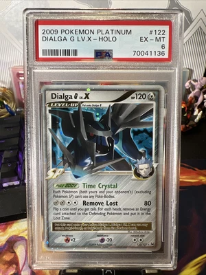 $25 • Buy PSA EX/MT 6 Pokemon 2009 Platinum Holo Dialga G Lv.x #122
