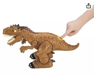 Fisher-price IMAGINEXT Motorized T-Rex Dinosaur X4085 Toy Sounds Walks • £22.99