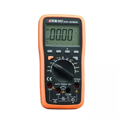 VICTOR 86D 3 5/6 Large-screen LCD Display Digital Multimeter Auto Range ✦KD • $59.69