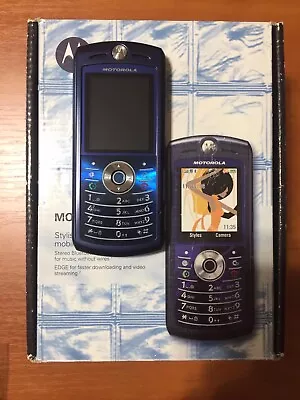 Motorola SLVR L7e- Blue Cellular Phone • $150