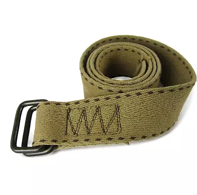 Cotton Canvas Belt Mens D Ring Unisex Casual 50 Inch Length 1 3/4 Inch Wide • $12.50