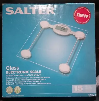 SALTER Glass Electronic Bathroom Scales • $25
