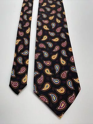 Vera Bradley For Baekgaard 59” Men’s Tie 100% Silk Made In China Multi Paisley • $21.76