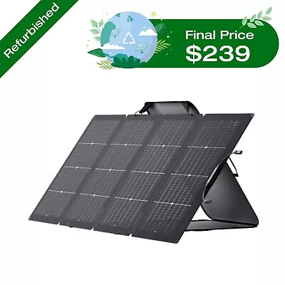 EcoFlow 220W Bifacial Solar Panel Kit For Generator Certified Refurbished • $281