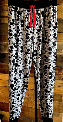 Disney Mickey Mouse Lounge Pajama Pants With Pockets Sz Large Soft • $12.99