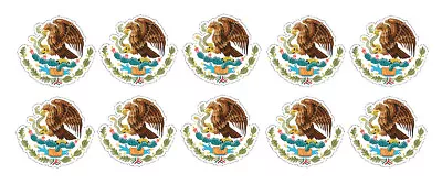 Mexican Coat Of Arms Sticker Decal Mexico Flag Pack Lot Bundle 2  Each #MCOAPK • $6.90