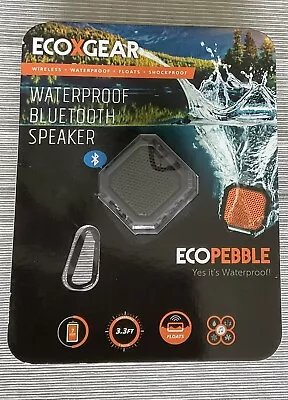 ECOXGEAR ECOPEBBLE Waterproof Shockproof Wireless Bluetooth Speaker Black - New • $29.99