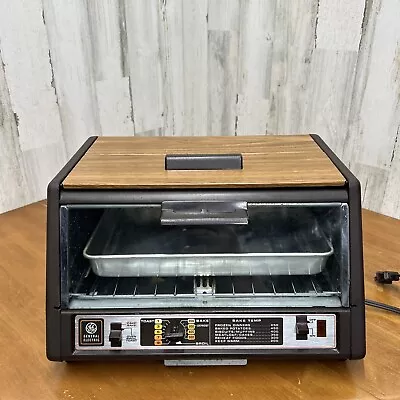VINTAGE GE GENERAL ELECTRIC TOAST-R-OVEN TOASTER OVEN #T660 Bakes Broils Toasts • $100