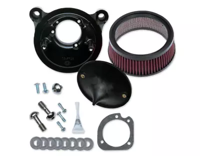 S&S Cycle Super Stock Stealth Black Stage 1 Air Cleaner Filter Kit Harley TBW • $166.08