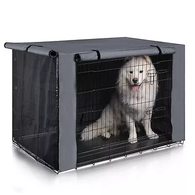 PINGKO Durable Dog Crate Cover-Water Resistant Breathing Lightweight 600D Pol... • $52.11