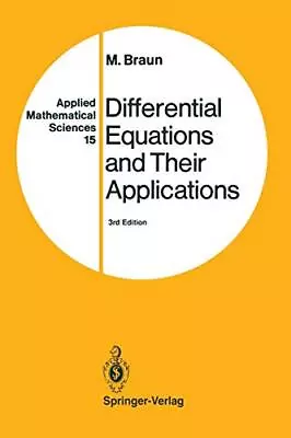 Differential Equations And Their Applications : An Introduction To Applied Ma- • $118.54