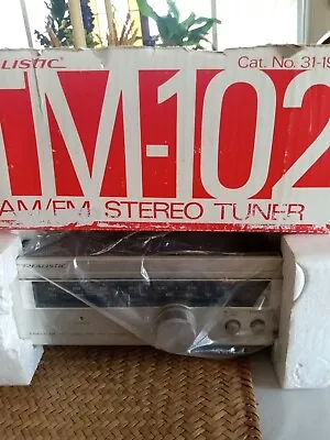 REALISTIC SA-102 Integrated Amplifier SA102 W/ Original Box & Manual | Vintage  • $148