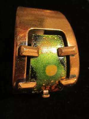 Vintage Mid Century Modern Signed Matisse Abstract Enamel Copper Cuff Bracelet! • $45