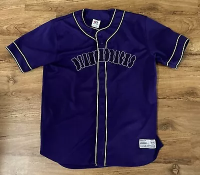 Arizona Diamondbacks Vintage Baseball Jersey True Fan Purple Black Sewn Large • $20