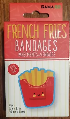 NEW Gamago French Fries Bandages | Sterile | 18 Pieces | Latex Free • $6.79