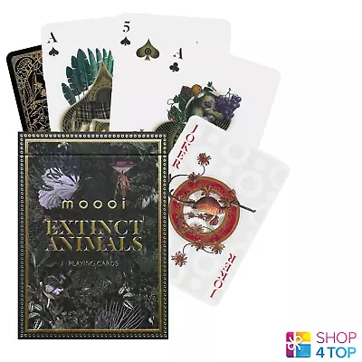 Moooi Extinct Animals Playing Cards Poker Size Uspc Made In Usa Theory 11 New • $36.71