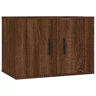  570mm Dark Brown Kitchen Cabinet Unit Wall 2Door Cupboard 57cm Itzcominghome • £49.14