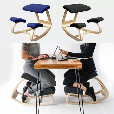 $119.99 • Buy Ergonomic Kneeling Chair Stretch Knee Home Office Furniture Yoga Medical Seat AU