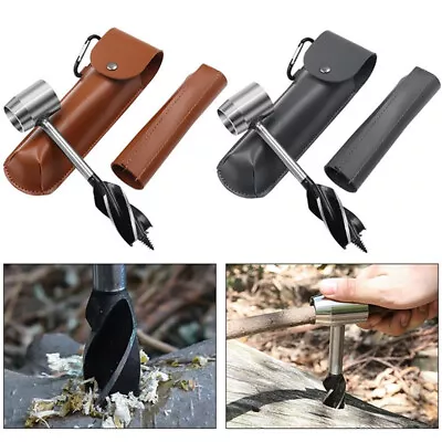 £12.37 • Buy Multifunctional Survival Settlers Tool Bushcraft Hand Auger Wrench Wood Dr~-.
