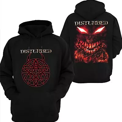 New Rare Disturbed Band Cotton Black All Size Hoodie VC14 • $63.64