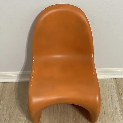 Panton Chair In Orange By Verner Panton For Vitra / Herman Miller 1960s • $350