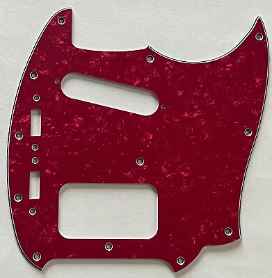 4 Ply Red Pearl Pickguard Fit Fender Kurt Cobain Mustang HS Style Guitar Parts • $19.99
