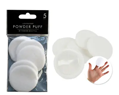 5x POWDER PUFF SPONGE Cosmetic Face Makeup Beauty Foundation Blending Liquid Pad • £2.99