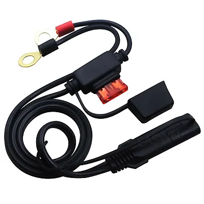 $7.34 • Buy Quick Connect Cable Battery Tender Ring Terminal Harness Fused Charger 12 Volt