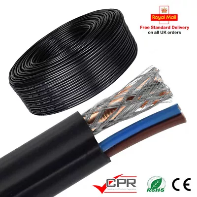 £8.24 • Buy 1M-100M RG59 Coaxial Shotgun Cable CCTV Camera DVR Coax Video + Power Outdoor