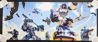 $17.01 • Buy Tracer Reinhardt Poster Overwatch Video Game Art Pin-Up 2016 Blizzard Original
