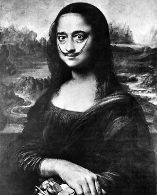 Print - Self Portrait Mona Lisa 1973 By Salvador Dali • $12.34