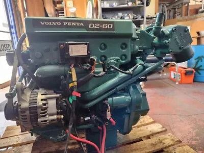 2017 Volvo Penta D2-60 Marine Diesel 60 HP Sailboat Engine Runs Perfect • $8950